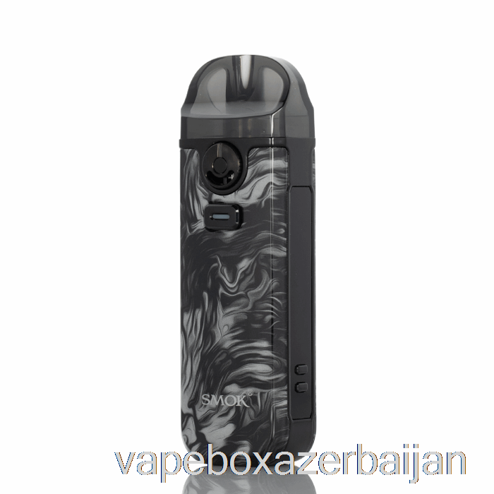 Vape Box Azerbaijan SMOK nord 4 80W Pod Kit Fluid Black Grey